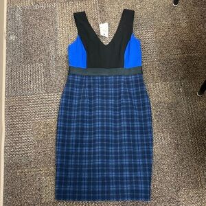 3 casual dresses blue & black/white-S/6